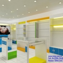 Thiết kế shop thời trang trẻ em - Xuân Mai